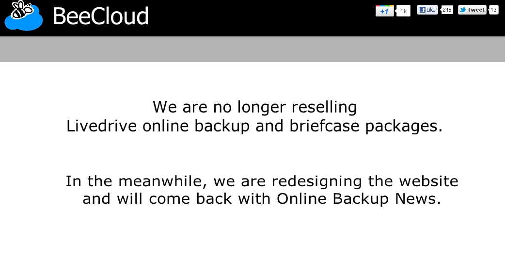 BeeCloud.eu Shutdown