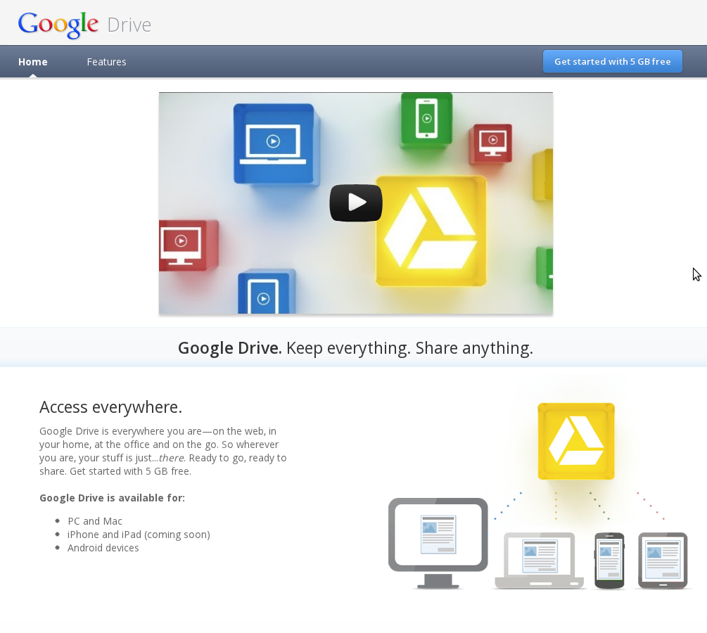 Google Drive is Here!