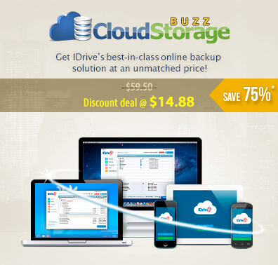 IDrive Cloud Storage Buzz Promo