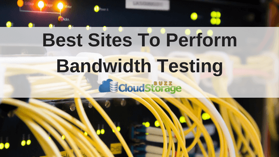 bandwidth test - electronic wires connected to the server